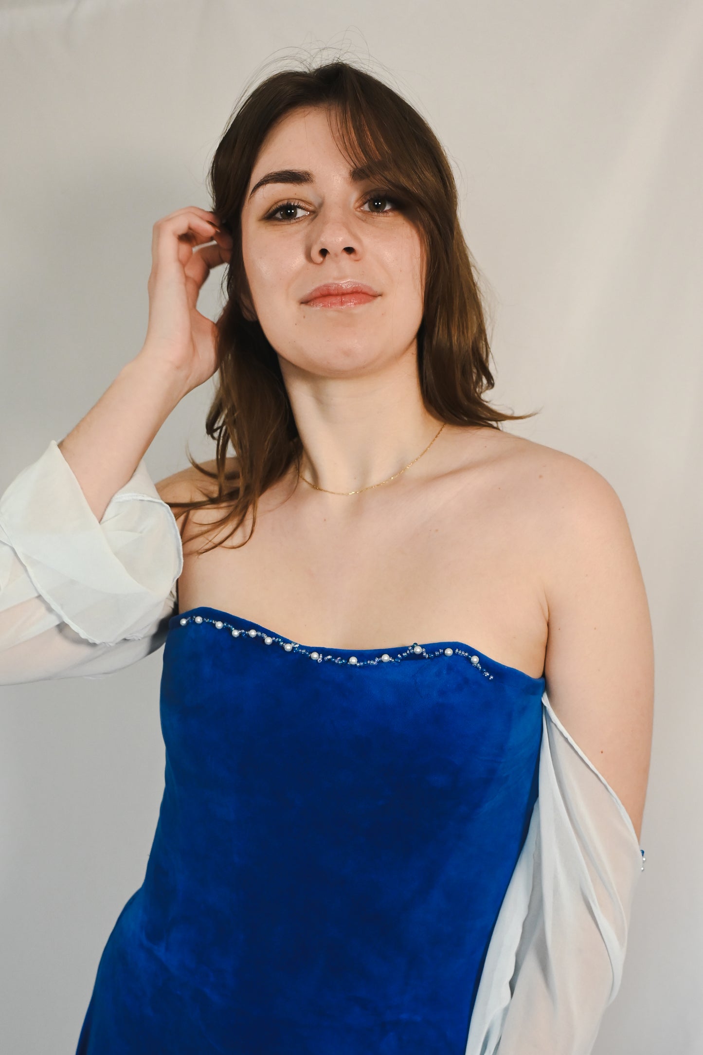 Anastasia - Robe en velours femme