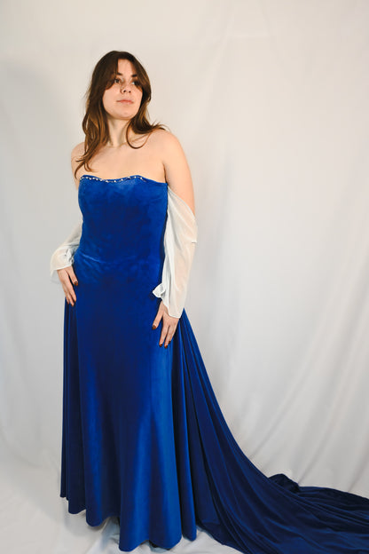 Anastasia - Robe en velours femme